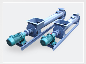 可水平、傾斜、垂直輸送物料（liào），給料粒度≤5mm