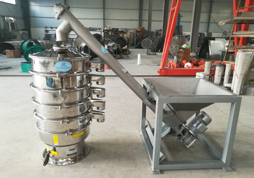 <b>振動篩配套螺旋輸送機已發貨（huò），許先（xiān）生請查收！</b>